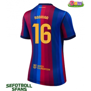 Barcelona Rodri Hernandez #16 Hemmatröja Kvinnor 2026-27 Kortärmad